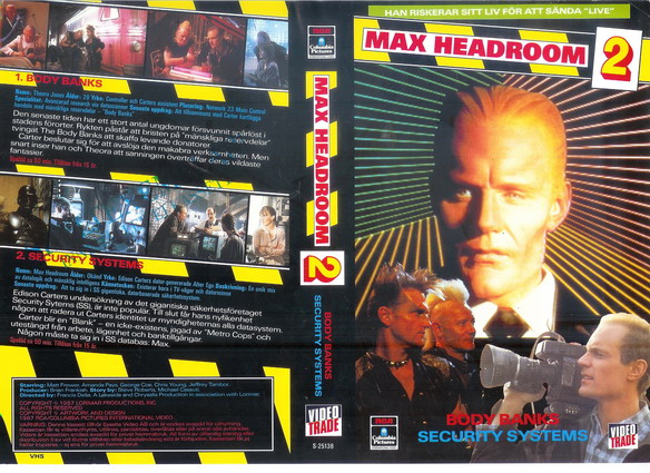 25138 MAX HEADROOM 2 (VHS)